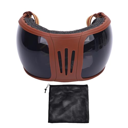 400 Wind Dichte Pferde Brillen, Verstellbare Träger, Bequeme Pferde Sonnenbrille, Schutz vor Trümmern für Sandstürme (Gray) von Fafeims