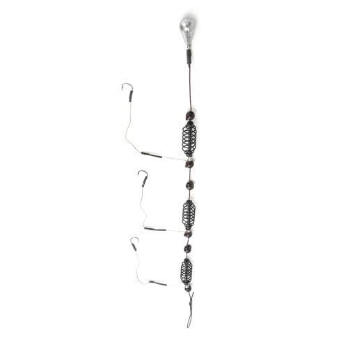 Fafeims Fischereiköder Käfigfalle Korb Scharfe Haken Köderfalle Leichtes Tragbares Fischerei Tackle Nylon+Kupfer+Hoch-Kohlenstoff-Stahl (25G) von Fafeims