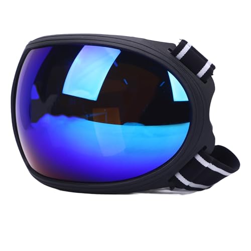 Fafeims Schutzbrille für Horse Rennsport, Winddichtes Sandfest mit Impact-Objektiv, Einstellbares Gurtkomfortsystem für Reites Training (Blue) von Fafeims