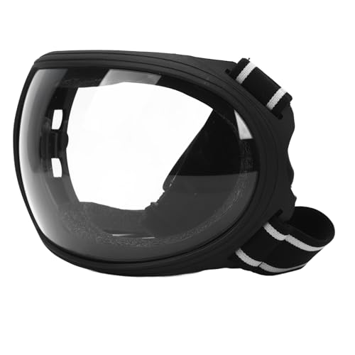 Fafeims Schutzbrille für Horse Rennsport, Winddichtes Sandfest mit Impact-Objektiv, Einstellbares Gurtkomfortsystem für Reites Training (klar) von Fafeims