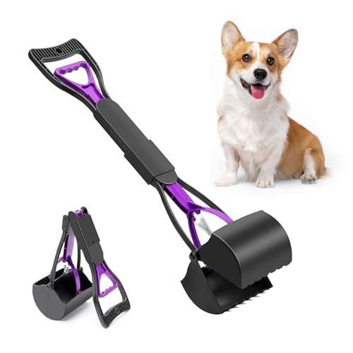 Fahibin Langer Griff Pooper Scooper, 60cm/23.6" Dog Poop Scooper,Livero Hundekotschaufel für Große,Großer Hundekotschaufel Fahibin Langer Griff Pooper Scooper, 60cm/23.6" Dog Poop Scooper,Livero Hundekotschaufel für Große,Großer Hundekotschaufel von Fahibin