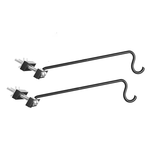 Fahoujs 360 Grad Schwebungen Pflanzenhänger Proof Plant Hanger Für Balkongeländer Outdoor Vogelfutterhalter Schwarzer Outdoor Dekorationshaken Haken Fahoujs 360 Grad Schwebungen Pflanzenhänger Proof Plant Hanger Für Balkongeländer Outdoor Vogelfutterhalter Schwarzer Outdoor Dekorationshaken Haken von Fahoujs