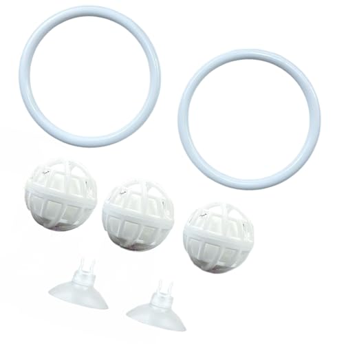 Schwimmende Bettas Training Ringe Nitrobakterien Spielzeug Schwimmende Runde Ringe Fishtank Antidepressivum Bettas Ringe von Fahoujs