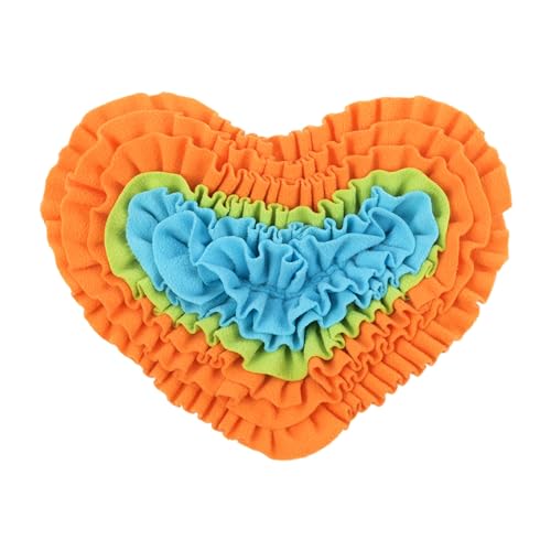 Fairnull Durable Pet Feeding Mat Sniffing Pad Interactive Snuffle for Dogs Slow Mental Stimulation Heart Rose Flower Shape Lick Dog Puzzle B Fairnull Durable Pet Feeding Mat Sniffing Pad Interactive Snuffle for Dogs Slow Mental Stimulation Heart Rose Flower Shape Lick Dog Puzzle B von Fairnull