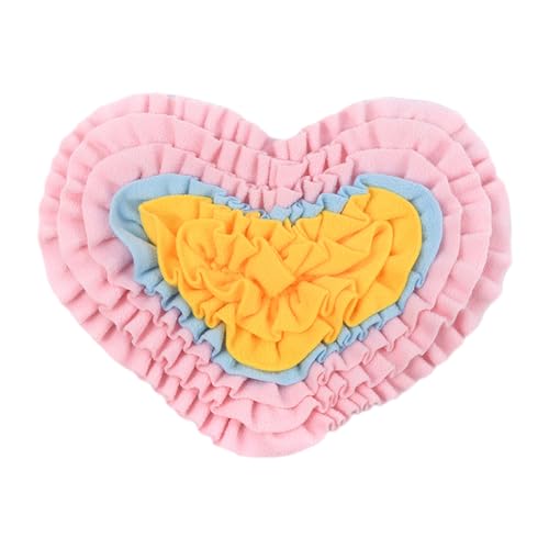 Fairnull Durable Pet Feeding Mat Sniffing Pad Interactive Snuffle for Dogs Slow Mental Stimulation Heart Rose Flower Shape Lick Dog Puzzle C Fairnull Durable Pet Feeding Mat Sniffing Pad Interactive Snuffle for Dogs Slow Mental Stimulation Heart Rose Flower Shape Lick Dog Puzzle C von Fairnull