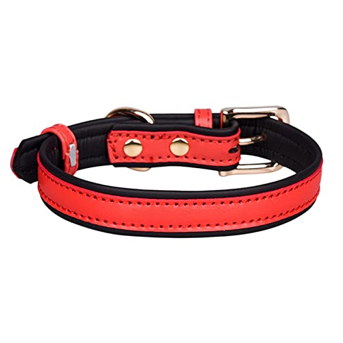 Fairnull Hundehalsband, Größe S, Rot / Schwarz von Fairnull