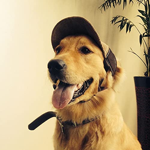 Baseballkappe für Hunde und Katzen, Sonnenhut, verstellbar, für Haustiere, mit Ohrlöchern, für Sommer, Herbst, Outdoor, Größe L Baseballkappe für Hunde und Katzen, Sonnenhut, verstellbar, für Haustiere, mit Ohrlöchern, für Sommer, Herbst, Outdoor, Größe L von FakeFace