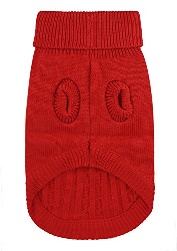 Hunde Strickjacke, Winterpulli Hunde Strickpullover Bekleidung Hundepulli Winter Pullover Warm und komfortable Chihuahua Haustier Rot Blau Braun Hunde Strickjacke, Winterpulli Hunde Strickpullover Bekleidung Hundepulli Winter Pullover Warm und komfortable Chihuahua Haustier Rot Blau Braun von FakeFace