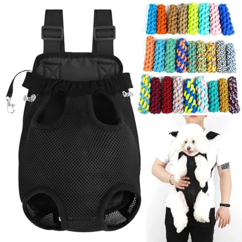 Verstellbarer Hunde-Tragerrucksack, Pet Carrier Backpack, Haustier Rucksack Hund Tragetasche, Verstellbar Beinen heraus Rucksäcke Haustier Tragbar Reisetasche, Für Kleine/Mittelgroße Hunde Verstellbarer Hunde-Tragerrucksack, Pet Carrier Backpack, Haustier Rucksack Hund Tragetasche, Verstellbar Beinen heraus Rucksäcke Haustier Tragbar Reisetasche, Für Kleine/Mittelgroße Hunde von Falaquer