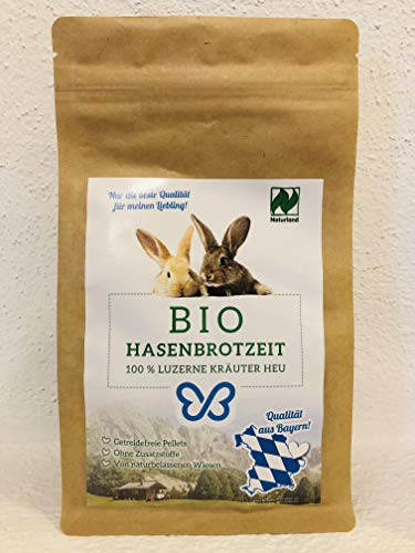 Falter´s Bio-Hasenbrotzeit - Luzerne Kräuter Mix - Qualität aus Bayern - ohne Zusätze (500gr.) von Falter Naturdünger