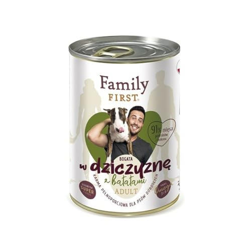 Family First FF-19040 Nassfutter Wildschwein Süßkartoffel 400g - Marke: Family First - EAN: 5904479190406 von Family First