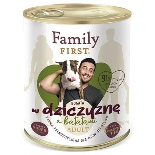 Family First FF-19041 Nassfutter Wildschwein Süßkartoffel 800g - Marke: Family First - EAN: 5904479190413 von Family First