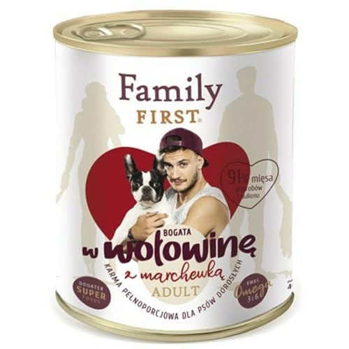 Nassfutter Family First FF-19031 Karotte Rindfleisch 800g - Marke: Family First - EAN: 5904479190314 von Family First