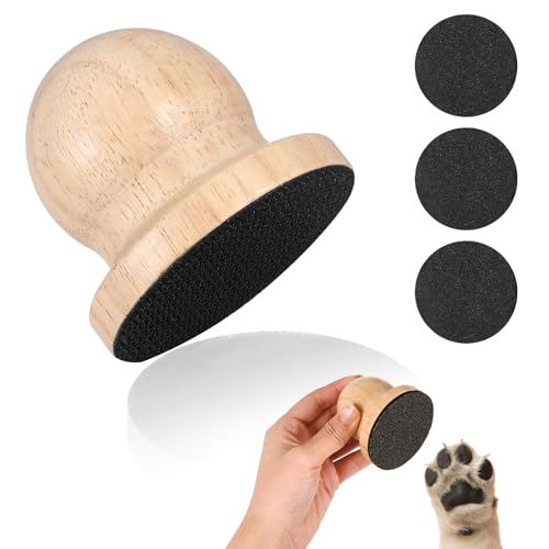 Hunde-Nagelfeile, Katzen-Nagelfeile, Hunde-Kratzbrett für Nägel, Nagelfeilen für Hunde, Holzhandwerk, Katzen-Hund, Nagelkratzpad, Hunde-Nagelfeile, Welpen-Nagelfeile mit 3 austauschbaren Schleifpapier von Fanmayhe