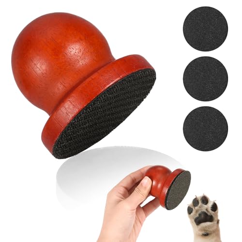 Hunde-Nagelfeile, Katzen-Nagelfeile, Hunde-Kratzbrett für Nägel, Nagelfeilen für Hunde, Holzhandwerk, Katzen-Hund, Nagelkratzpad, Hunde-Nagelfeile, Welpen-Nagelfeile mit 3 austauschbaren Schleifpapier von Fanmayhe