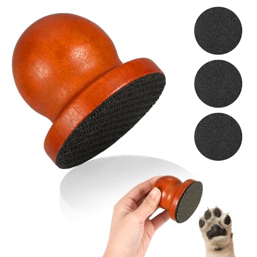 Hunde-Nagelfeile, Katzen-Nagelfeile, Hunde-Kratzbrett für Nägel, Nagelfeilen für Hunde, Holzhandwerk, Katzen-Hund, Nagelkratzpad, Hunde-Nagelfeile, Welpen-Nagelfeile mit 3 austauschbaren Schleifpapier von Fanmayhe