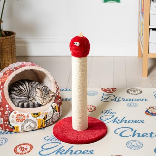 Fansafurn Katzenkratzbaum, 55,9 cm hoch, Sisal-Kratzbaum, robuster Katzenkletterständer für Innen, Kätzchen und große Katzen, Rot Fansafurn Katzenkratzbaum, 55,9 cm hoch, Sisal-Kratzbaum, robuster Katzenkletterständer für Innen, Kätzchen und große Katzen, Rot von FansaFurn