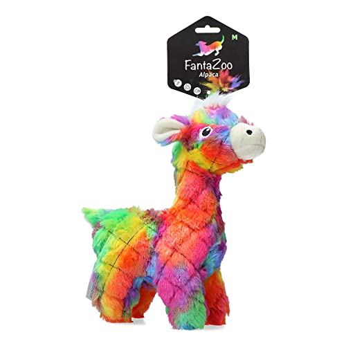 FantaZoo Alpaca Buntes und Recyceltes Hundespielzeug - M - Hundespielzeug - 23 x 13 cm - Hundespielzeug mit Quietscher - für mittelgroße Hunde FantaZoo Alpaca Buntes und Recyceltes Hundespielzeug - M - Hundespielzeug - 23 x 13 cm - Hundespielzeug mit Quietscher - für mittelgroße Hunde von FantaZoo