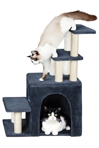 Fantasreen Katzenkratzbaum Haustiertreppe für Hochbetten (4-Stufen) von Fantasreen