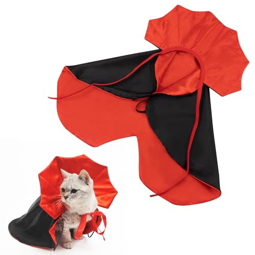 Hund Katze Vampir Kostüme, Katzenkleidung Halloween, Halloween-Kostüme für Haustiere für Cosplay Dekoration Hund Halloween Kostüme Hund Katze Vampir Kostüme, Katzenkleidung Halloween, Halloween-Kostüme für Haustiere für Cosplay Dekoration Hund Halloween Kostüme von Fantasyon