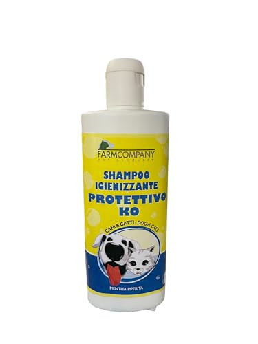 Farm Company Hygienisches und schützendes Shampoo für Hunde und Katzen mit Pfefferminze, 250 ml von Farm Company