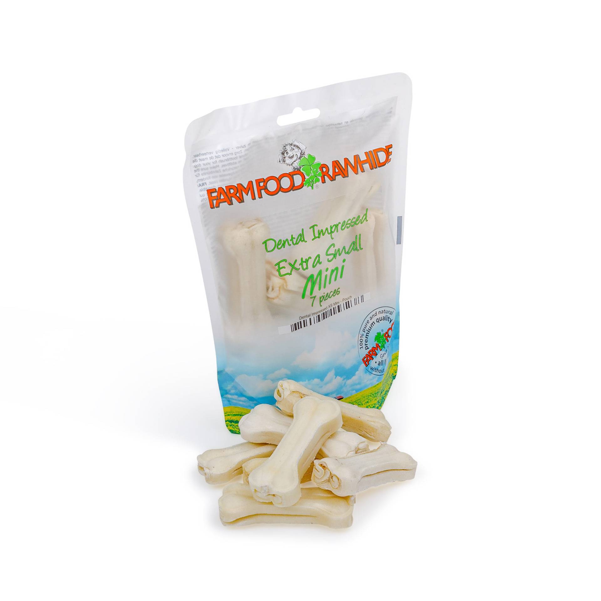 Farm Food Rawhide Dental Impressed Mini - 7 Stück Farm Food Rawhide Dental Impressed Mini - 7 Stück von Farm Food