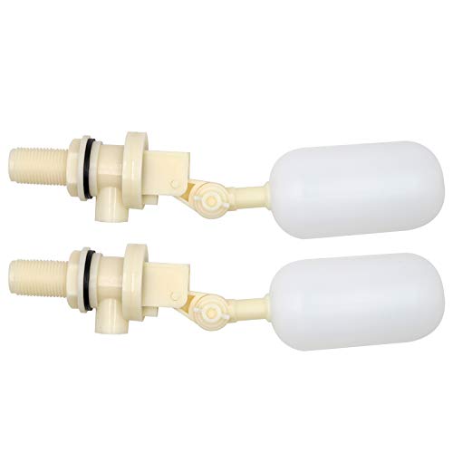 2 Stück Wasserschwimmer-Kugelventil mit Verstellbarem Arm 1/2" NPT Automatische Befüllung Luftbefeuchter Hund Wassernapf Schwimmerventil für Rinder Schafe Wassertank Teiche Fisch Aquarium Vieh 2 Stück Wasserschwimmer-Kugelventil mit Verstellbarem Arm 1/2" NPT Automatische Befüllung Luftbefeuchter Hund Wassernapf Schwimmerventil für Rinder Schafe Wassertank Teiche Fisch Aquarium Vieh von MasXirch