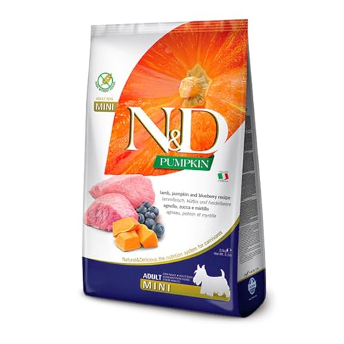 Farmina N/D Adult Mini Grain Free 7 Kilogramm Lamm Kürbis Heidelbeere Farmina N/D Adult Mini Grain Free 7 Kilogramm Lamm Kürbis Heidelbeere von Farmina Pet Foods