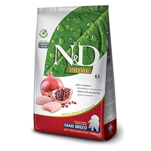 Farmina N&D Prime Puppy Medium Pellets Hundefutter (Trockenfutter, mit hochwertigen Vitaminen und natürliche Antioxidantien, ohne Mais, Zutaten: Hähnchen und Granatapfel, Portionsgröße: 2,5 kg) von Farmina