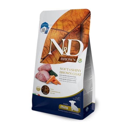 Farmina, N&D Brown, Spirulina & Karotte, Hund Puppy Mini, 1,5 kg Farmina, N&D Brown, Spirulina & Karotte, Hund Puppy Mini, 1,5 kg von Farmina Pet Foods