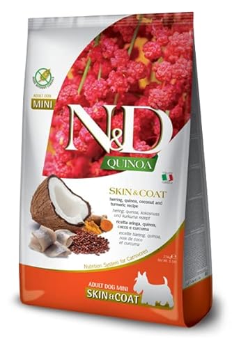 Farmina, N&D Quinoa Skin & Coat Hering, Kokos und Kurkuma, Hund Adult Mini, 7 kg Farmina, N&D Quinoa Skin & Coat Hering, Kokos und Kurkuma, Hund Adult Mini, 7 kg von Farmina