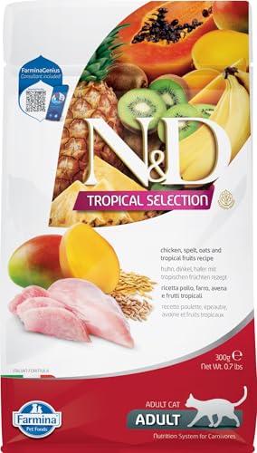 Farmina, N&D Tropical Selection, Huhn & tropische Früchte, Adult Katze, 300 g von Farmina Pet Foods