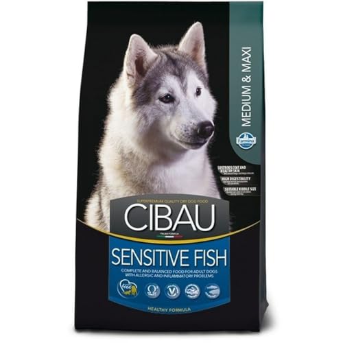 Farmina Cibau Sensitive Fish Medium/Maxi 12kg + 2kg von Farmina Pet Foods