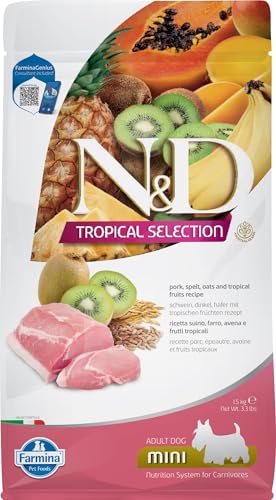 N&D DOG TROPICAL SELECTION PORK ADULT MINI 1,5 kg von Farmina Pet Foods