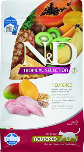 FARMINA ND Cat Tropical Selection NEUTERED Huhn 1,5 kg von FARMINA