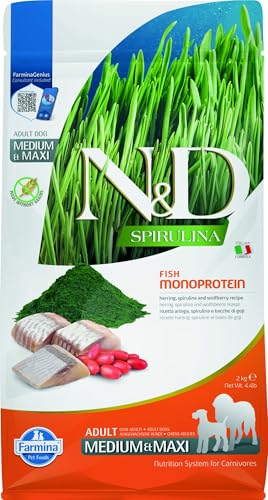 FARMINA ND Dog Spirilin Medium Maxi 2 kg Hering von Farmina