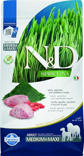 FARMINA ND Dog Spirilin Medium Maxi Lamm, 2 kg von Farmina