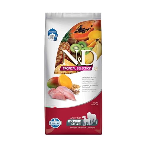 FARMINA ND Dog Tropical Selection Med Maxi Huhn, 10 kg von Farmina