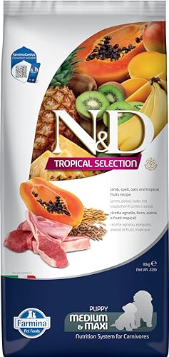 FARMINA ND Dog Welpe Tropical Selection Med Maxi Lamm, 10 K FARMINA ND Dog Welpe Tropical Selection Med Maxi Lamm, 10 K von Farmina