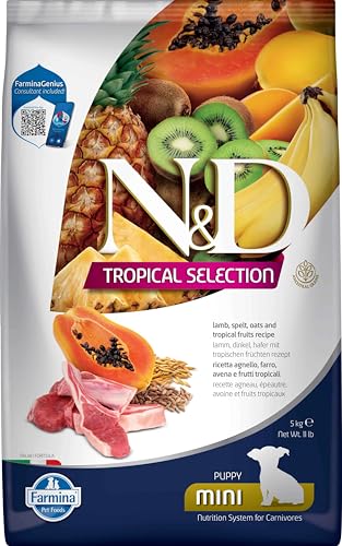 FARMINA ND Dog Welpe Tropical Selection Mini Lamm, 5 kg FARMINA ND Dog Welpe Tropical Selection Mini Lamm, 5 kg von Farmina