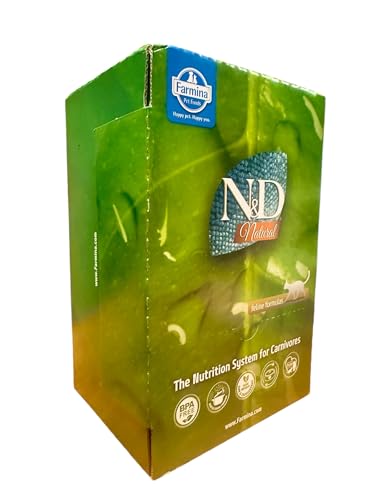 Farmina, N&D Natural Thunfisch & Lachs, feuchte Katze, 24 x 70 g Farmina, N&D Natural Thunfisch & Lachs, feuchte Katze, 24 x 70 g von Farmina