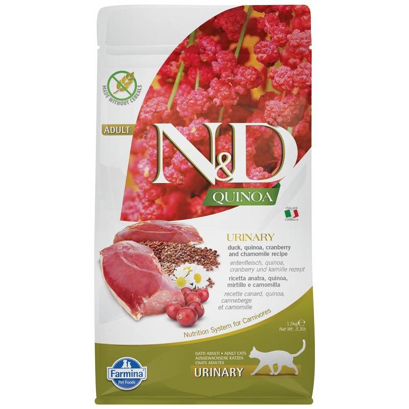 N&D Cat Quinoa Urinary Duck 1,5kg von Farmina