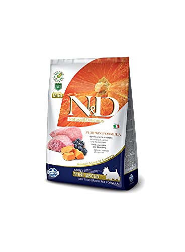 Farmina N&D Pumpkin Dog Hundewelpe mit Lamm und Blaubeere, klein, 2,5 kg Farmina N&D Pumpkin Dog Hundewelpe mit Lamm und Blaubeere, klein, 2,5 kg von Farmina
