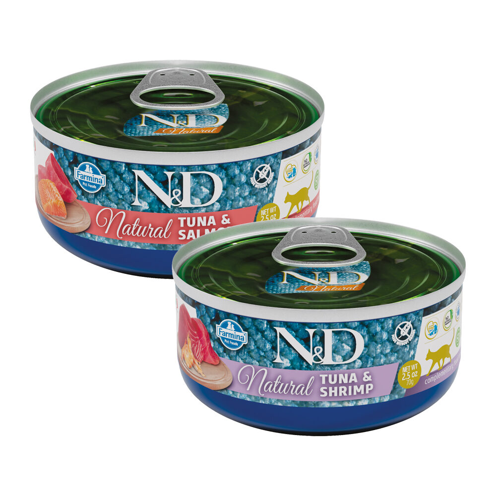 Farmina N&D Natural Adult Nassfutter - Thunfisch & Lachs - 24 x 70 g Farmina N&D Natural Adult Nassfutter - Thunfisch & Lachs - 24 x 70 g von Farmina