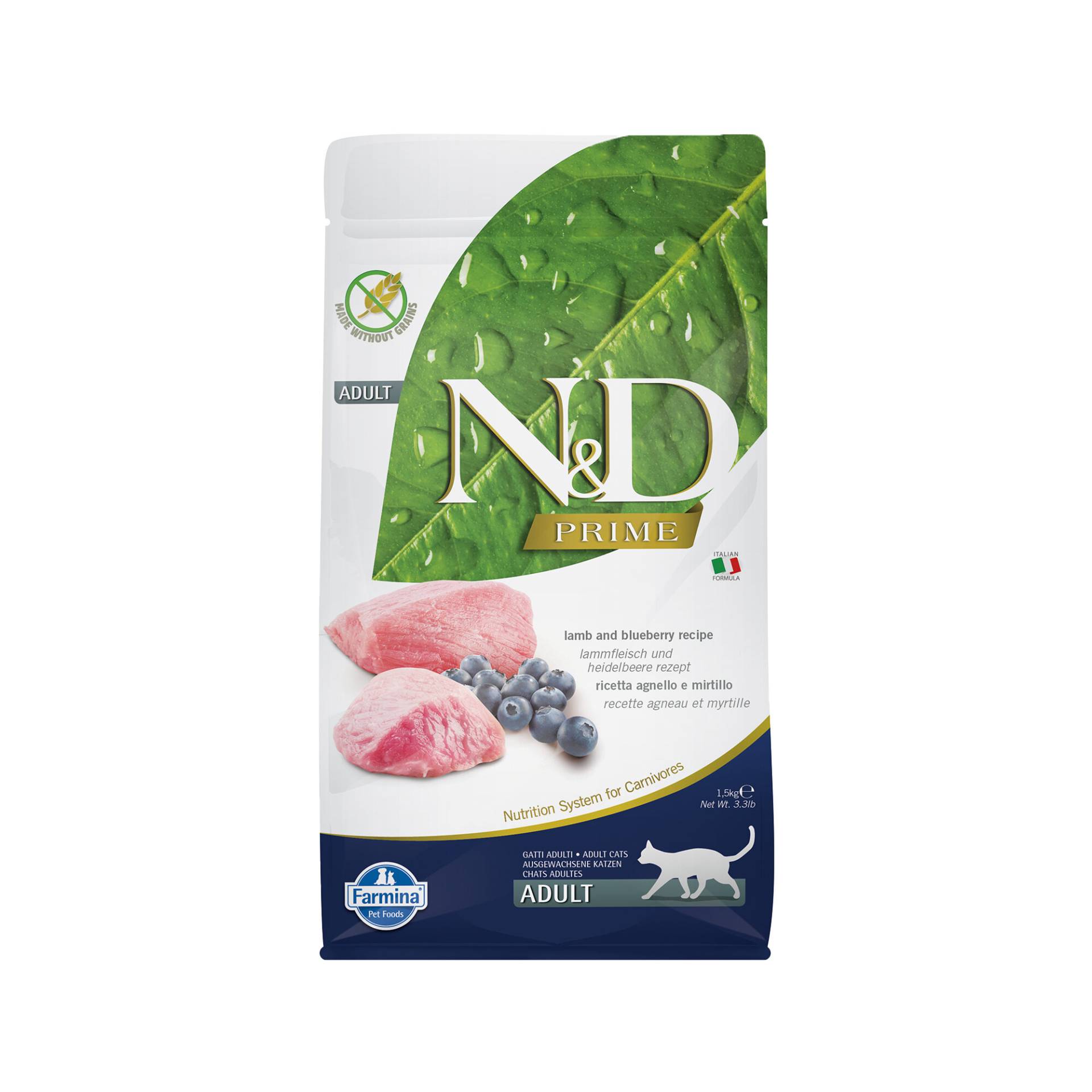 Farmina N&D Prime Adult Katzenfutter - Lamm - 10 kg Farmina N&D Prime Adult Katzenfutter - Lamm - 10 kg von Farmina