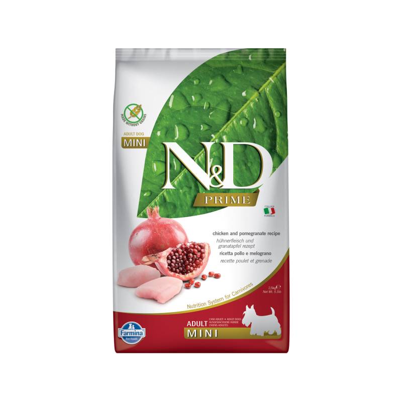 Farmina N&D Prime Adult Mini - Huhn und Granatapfel - 2,5 kg von Farmina