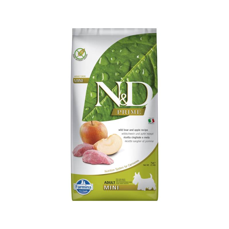 Farmina N&D Prime Adult Mini - Wildschwein und Apfel - 2,5 kg von Farmina