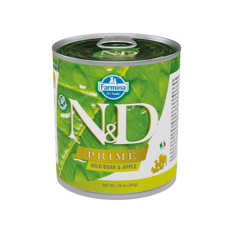 Farmina N&D Prime Adult Nassfutter Hund - Wildschwein und Apfel - 6 x 285 g Farmina N&D Prime Adult Nassfutter Hund - Wildschwein und Apfel - 6 x 285 g von Farmina