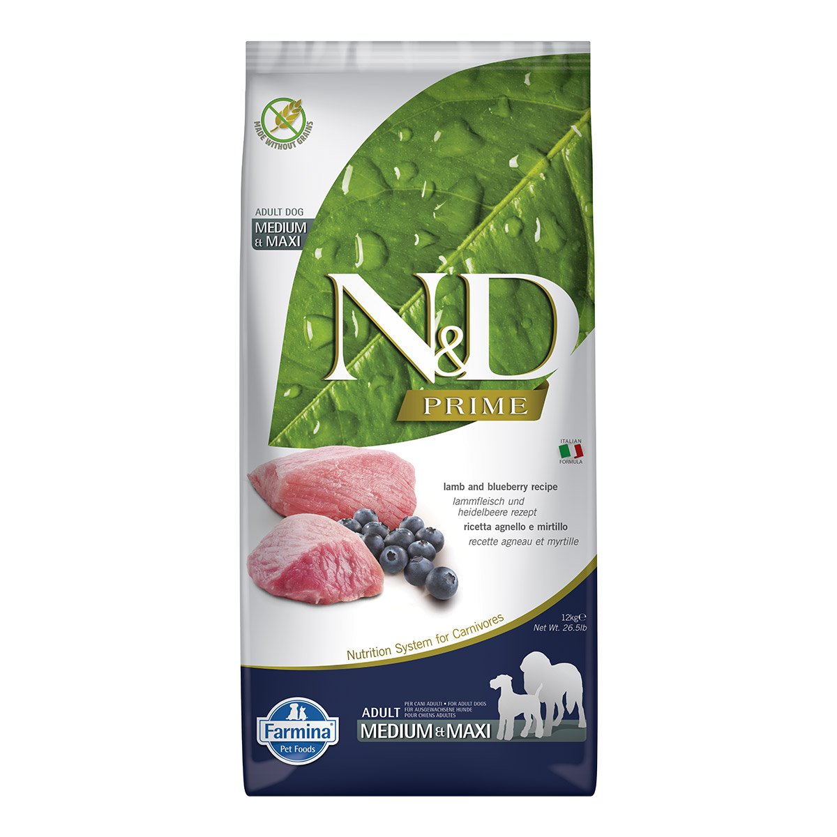 Farmina N&D Prime Dog Lamm Adult Medium Maxi 2x12kg Farmina N&D Prime Dog Lamm Adult Medium Maxi 2x12kg von Farmina
