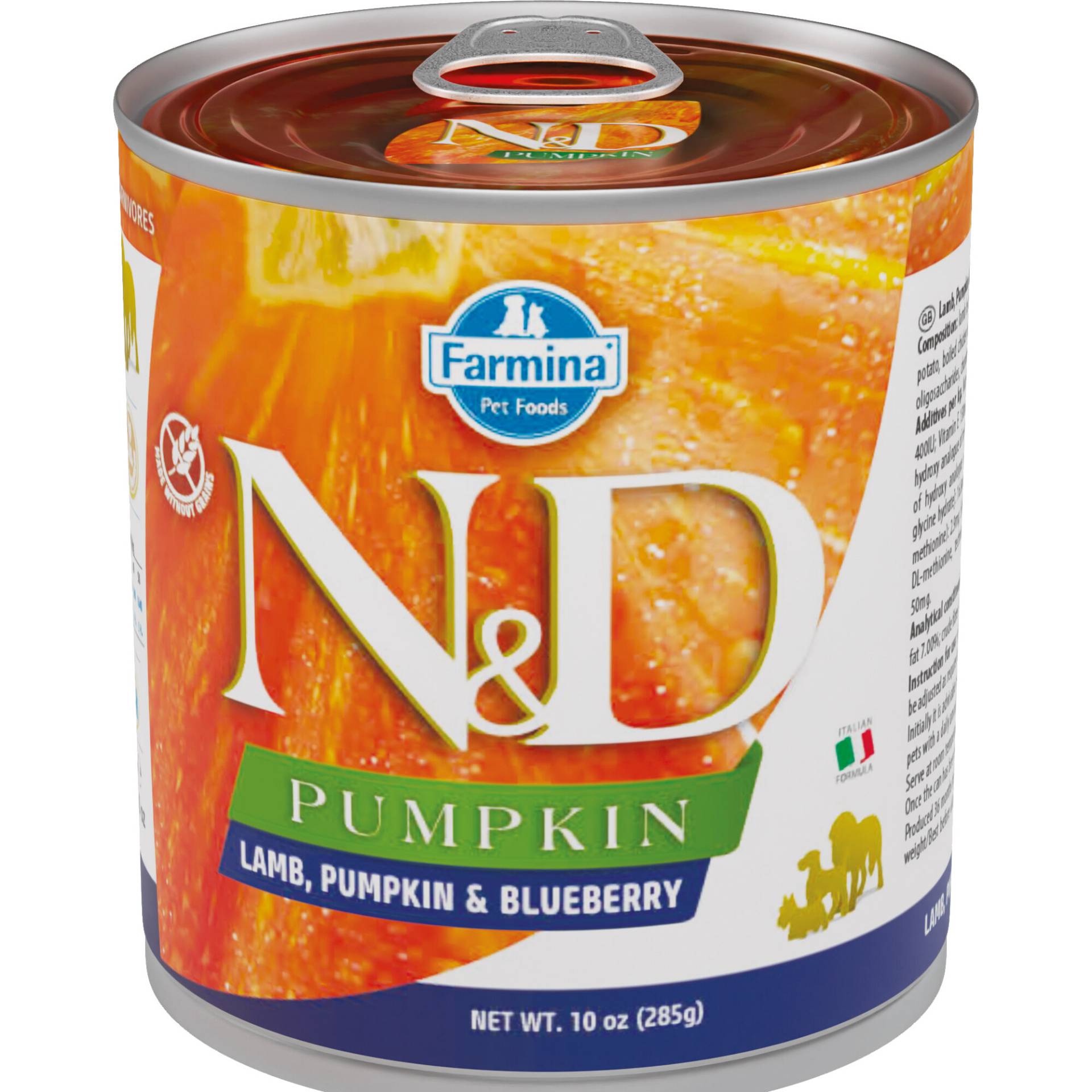 Farmina N&D Pumpkin Adult Nassfutter - Lamm und Blaubeere - 6 x 285 g von Farmina